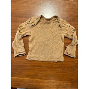 Rust Solly Baby Merino Wool Long Sleeve Top - Size M